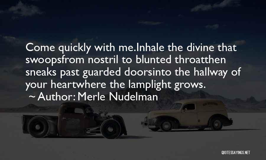 Lamplight Quotes By Merle Nudelman