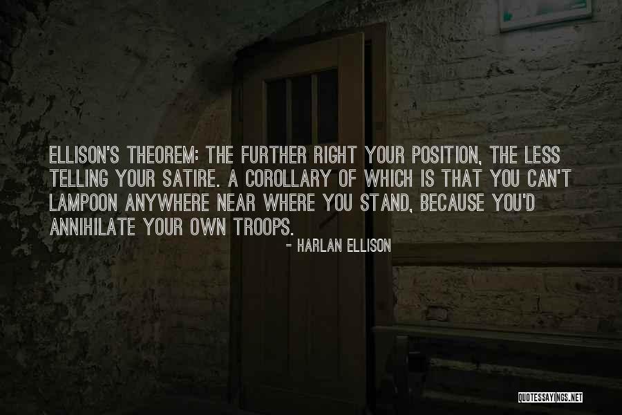 Lampoon Quotes By Harlan Ellison Lampoon Quotes By Harlan Ellison