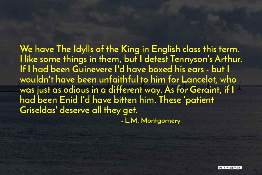 Lancelot Quotes By L.M. Montgomery