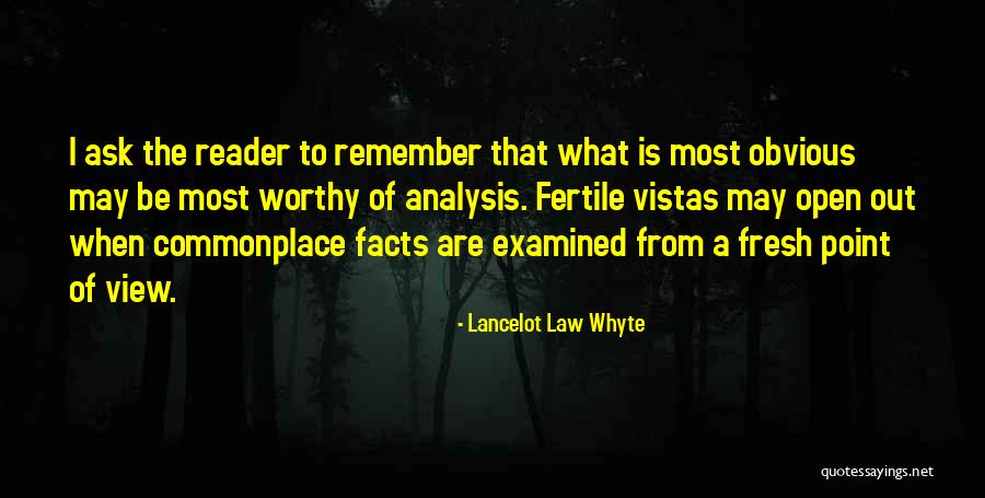 Lancelot Quotes By Lancelot Law Whyte