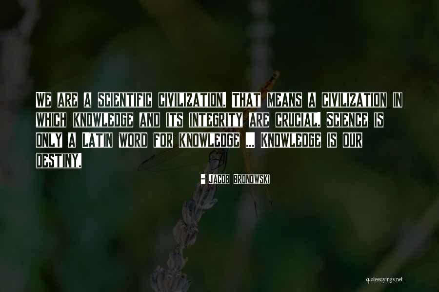 Lanchester Of Film Quotes By Jacob Bronowski Lanchester Of Film Quotes By Jacob Bronowski