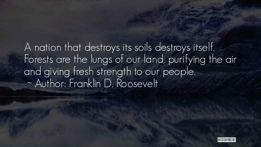 Land Air Quotes By Franklin D. Roosevelt