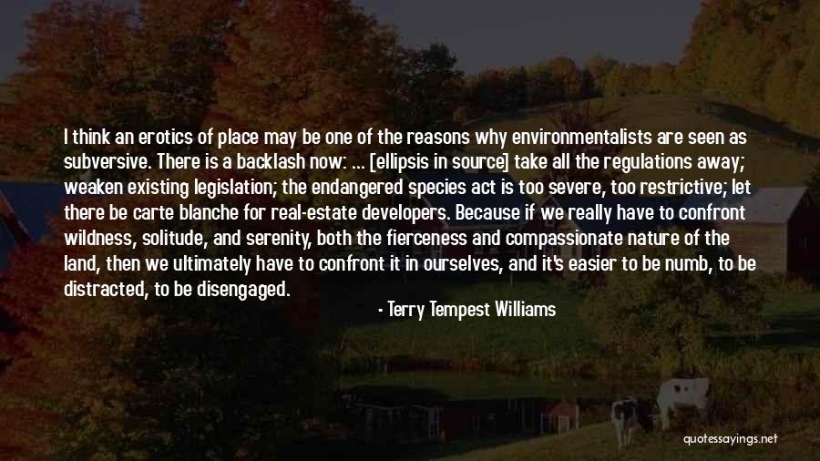 Land And Real Estate Quotes By Terry Tempest Williams Land And Real Estate Quotes By Terry Tempest Williams