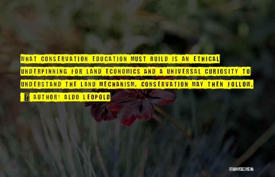 Land Conservation Quotes By Aldo Leopold