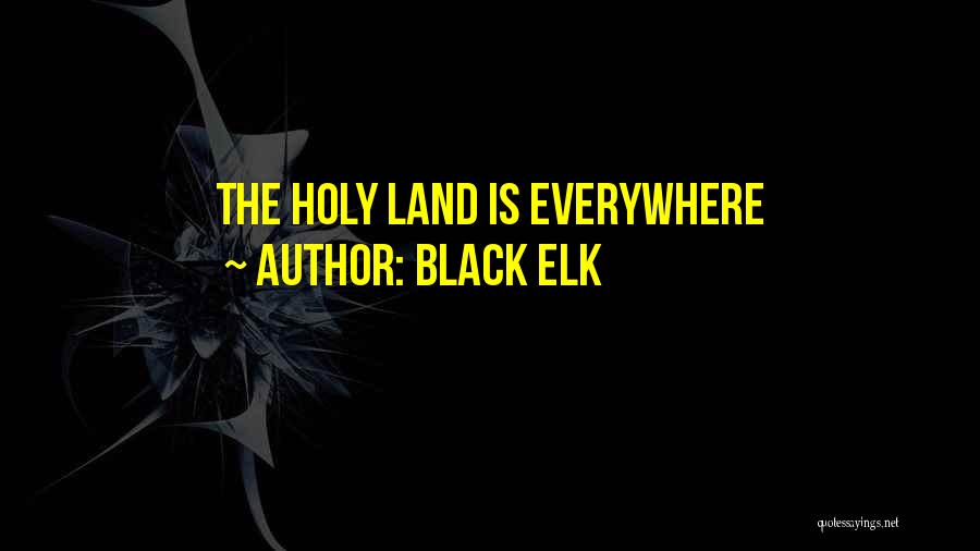 Land Conservation Quotes By Black Elk