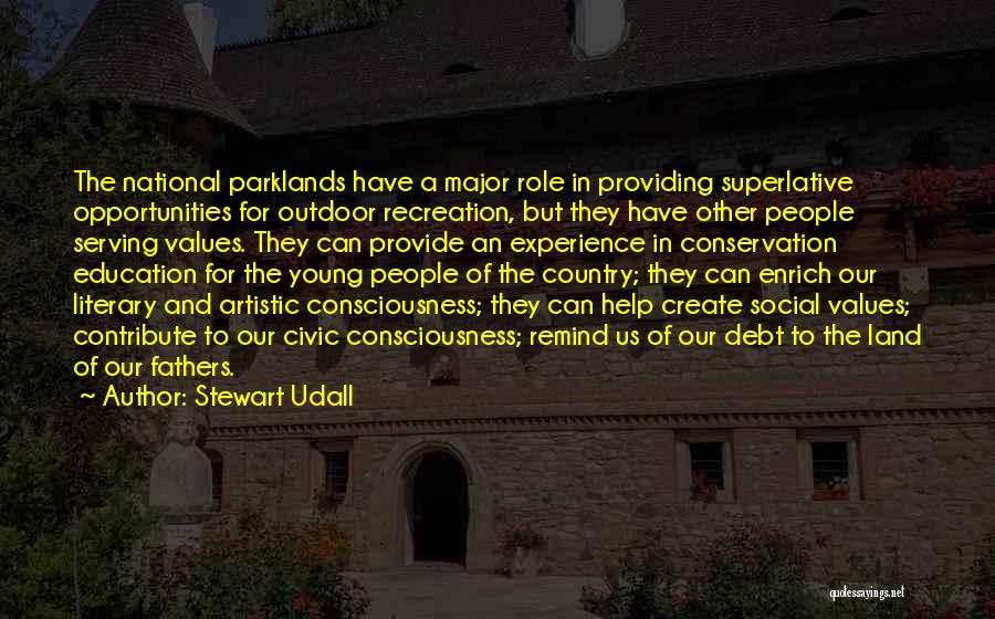 Land Conservation Quotes By Stewart Udall