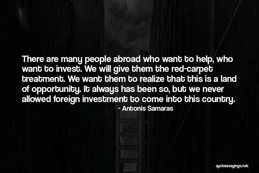 Land Investment Quotes By Antonis Samaras Land Investment Quotes By Antonis Samaras