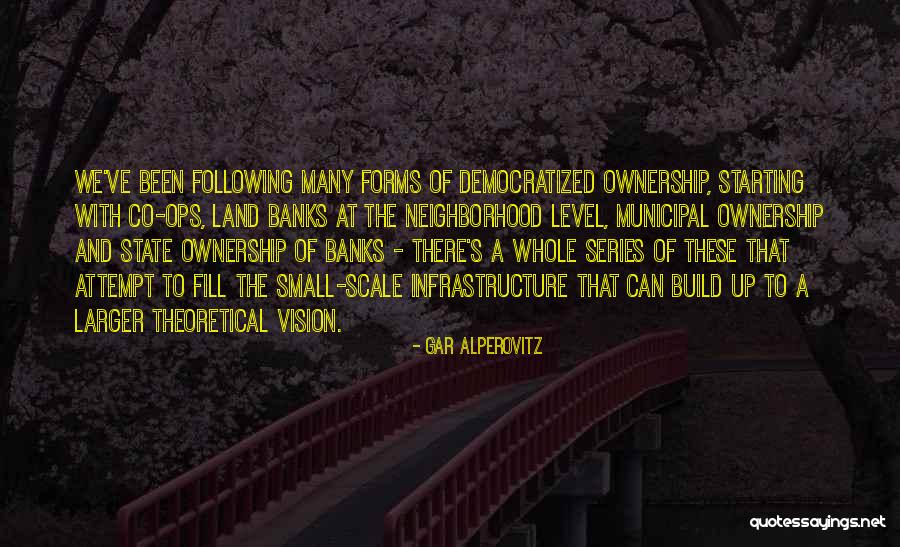 Land Ownership Quotes By Gar Alperovitz