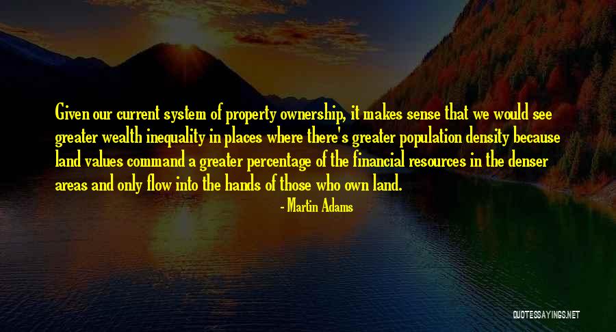 Land Ownership Quotes By Martin Adams