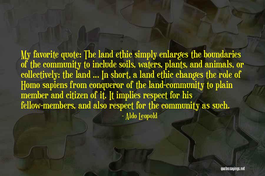 Land Quote Quotes By Aldo Leopold Land Quote Quotes By Aldo Leopold
