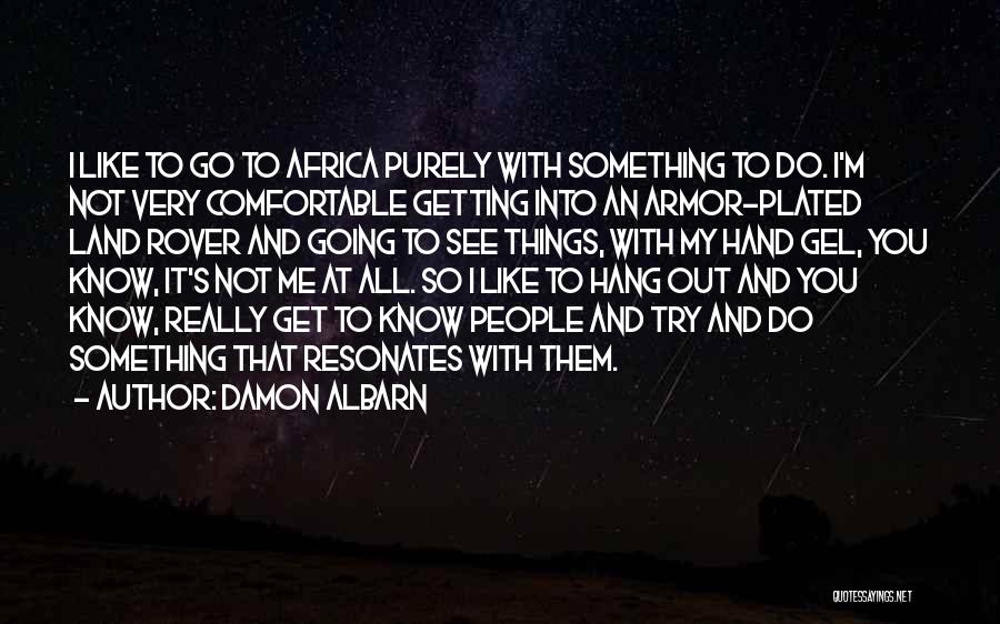 Land Rover Quotes By Damon Albarn