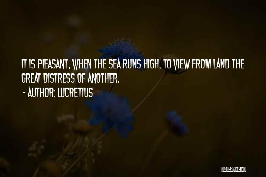 Land Sea Quotes By Lucretius