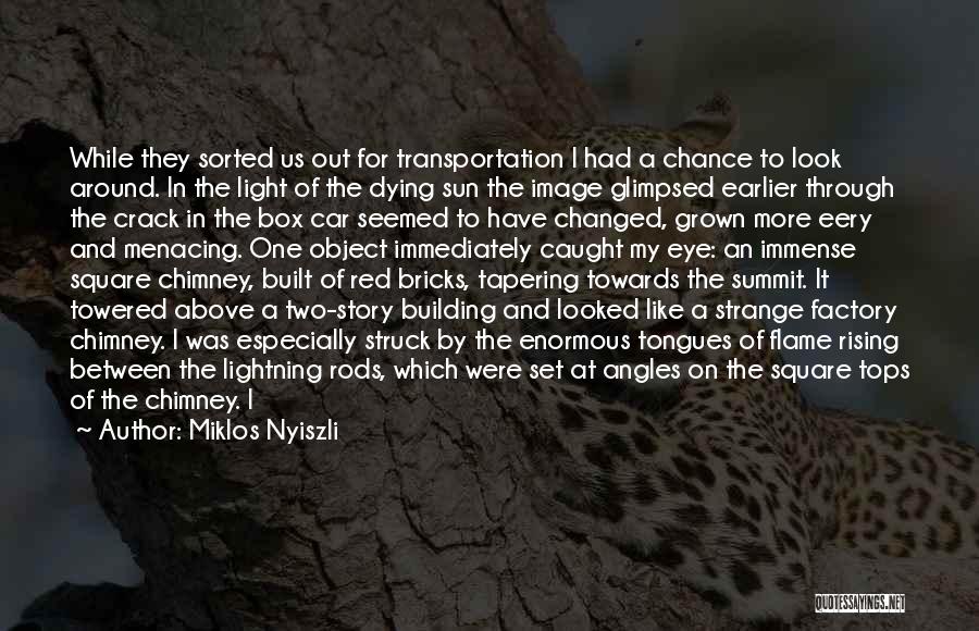 Land Transportation Quotes By Miklos Nyiszli