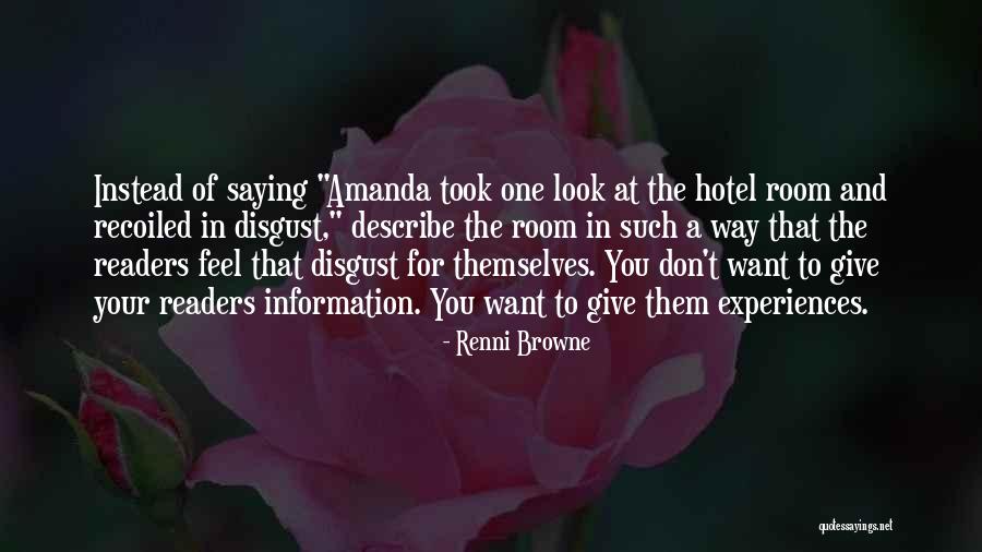 Landeavor Quotes By Renni Browne Landeavor Quotes By Renni Browne