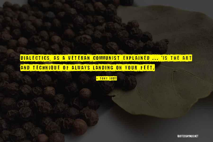 Landing On Your Feet Quotes By Tony Judt Landing On Your Feet Quotes By Tony Judt