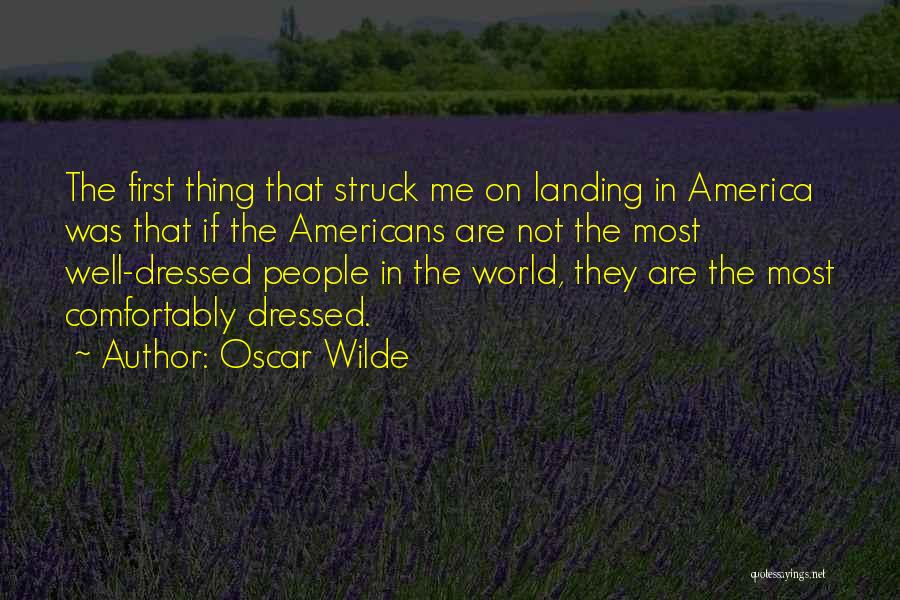 Landing Quotes By Oscar Wilde