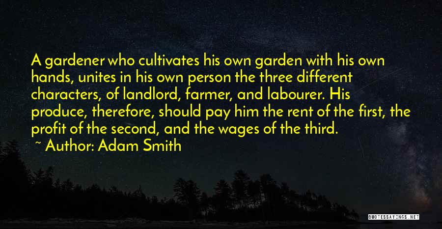 Landlord Quotes By Adam Smith