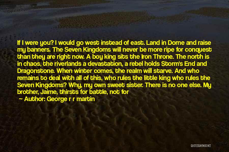 Land's End Quotes By George R R Martin