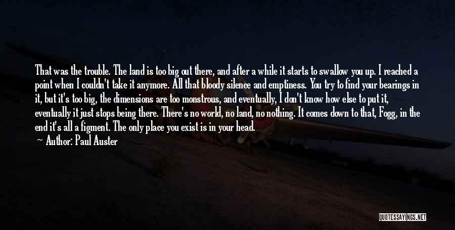 Land's End Quotes By Paul Auster