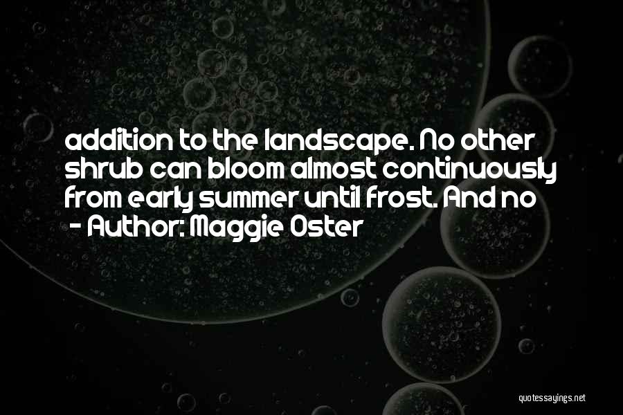 Landscape Quotes By Maggie Oster