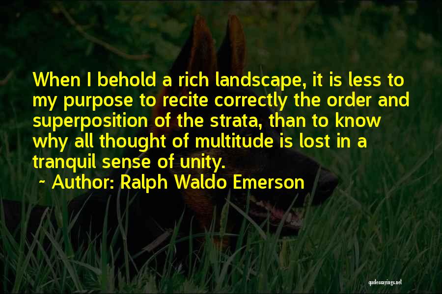 Landscape Quotes By Ralph Waldo Emerson
