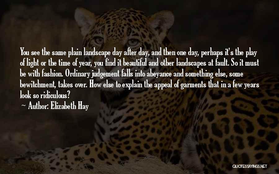 Landscapes Quotes By Elizabeth Hay