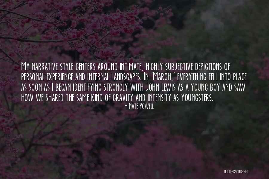 Landscapes With Quotes By Nate Powell Landscapes With Quotes By Nate Powell