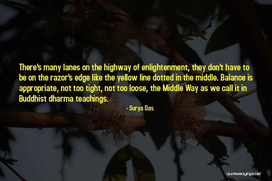 Lanes Quotes By Surya Das