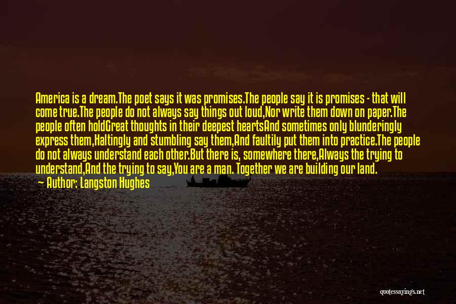 Langston Hughes Quotes 1245360