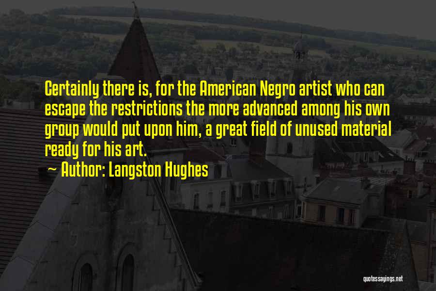 Langston Quotes By Langston Hughes