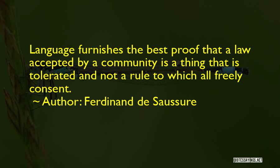Language And Communication Quotes By Ferdinand De Saussure