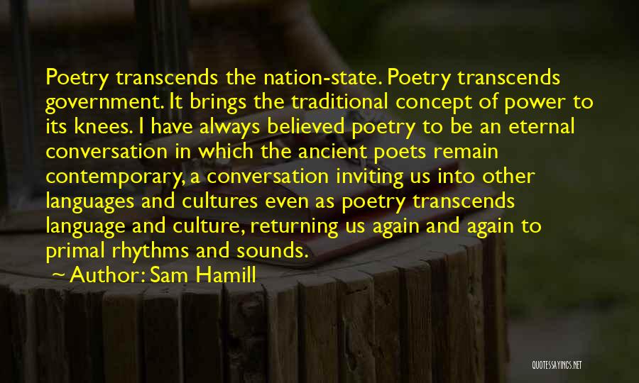 Language And Culture Quotes By Sam Hamill
