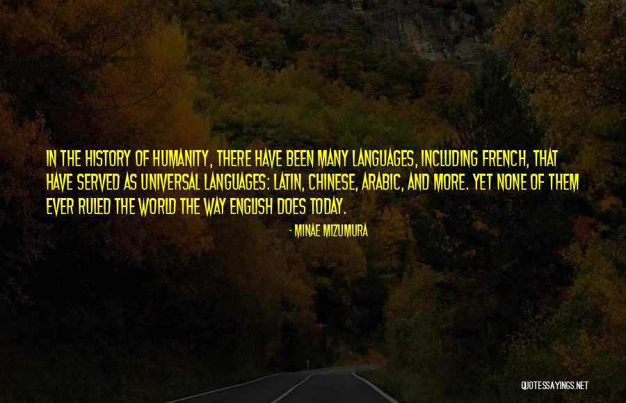 Language And Humanity Quotes By Minae Mizumura