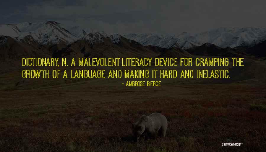 Language And Literacy Quotes By Ambrose Bierce Language And Literacy Quotes By Ambrose Bierce