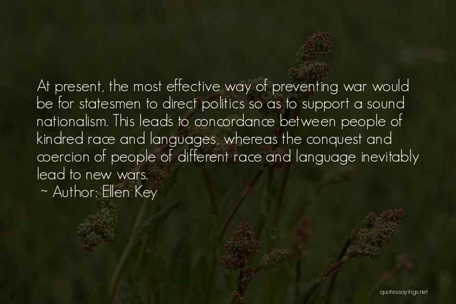 Language And Politics Quotes By Ellen Key