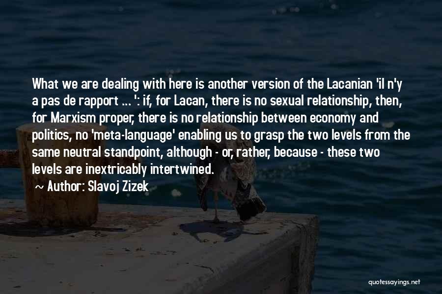 Language And Politics Quotes By Slavoj Zizek