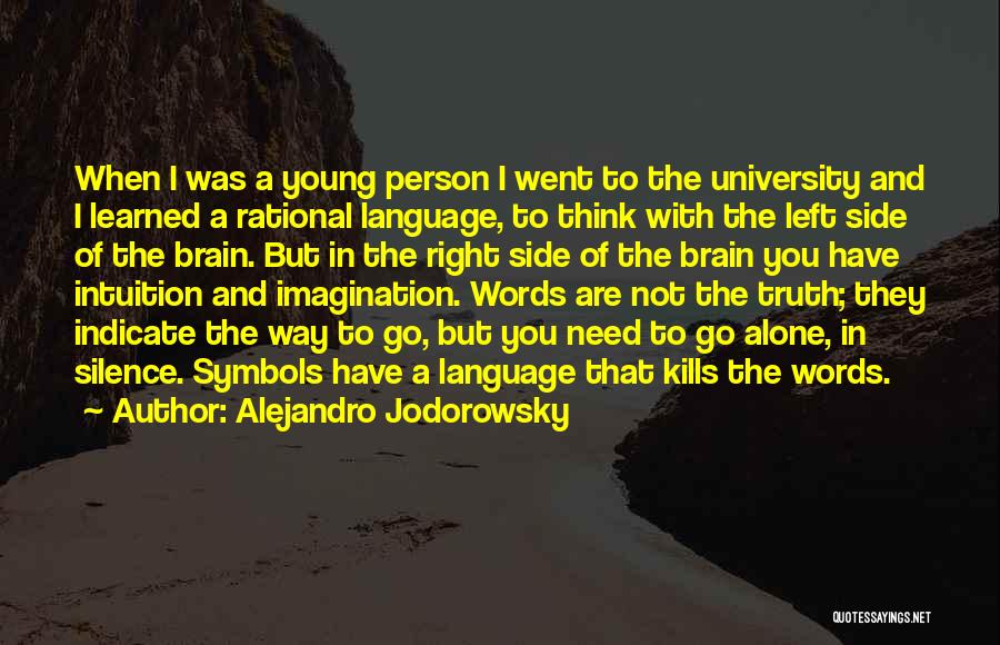 Language And Silence Quotes By Alejandro Jodorowsky