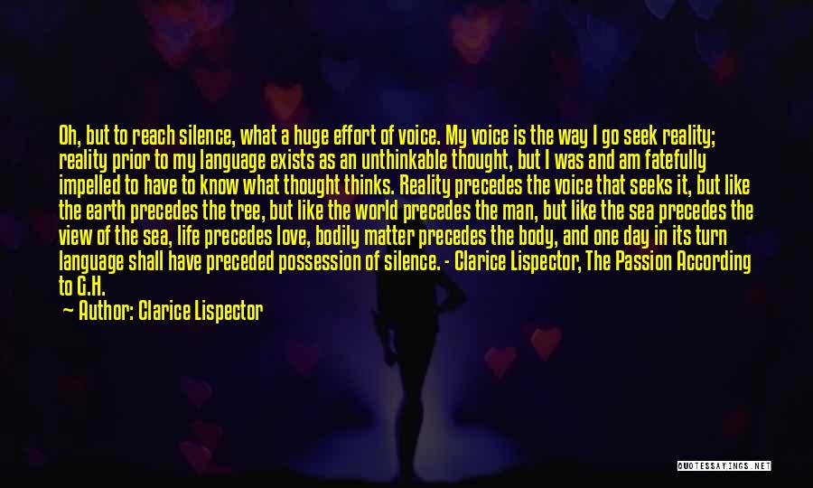 Language And Silence Quotes By Clarice Lispector