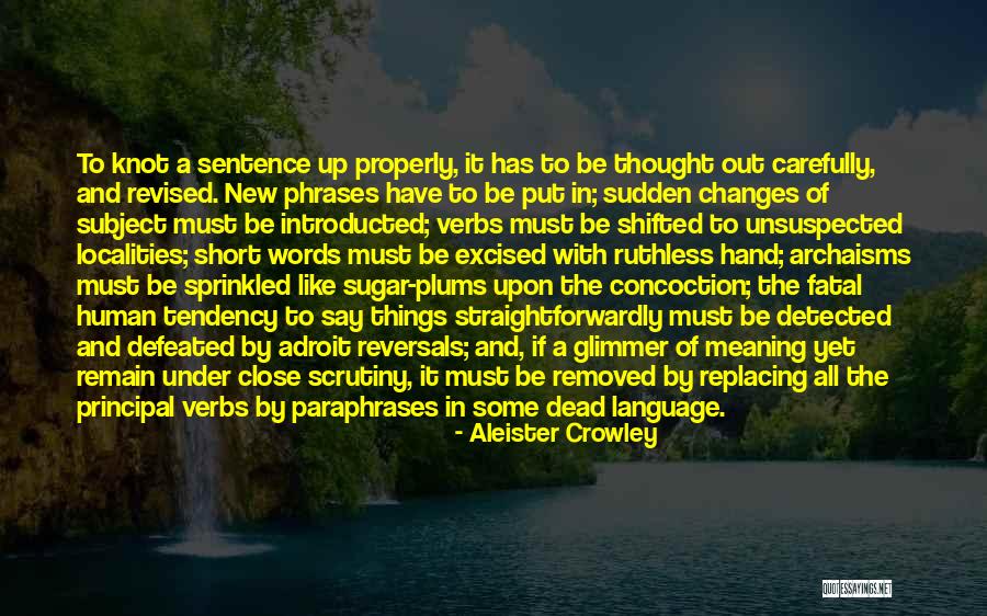 Language And Thought Quotes By Aleister Crowley Language And Thought Quotes By Aleister Crowley