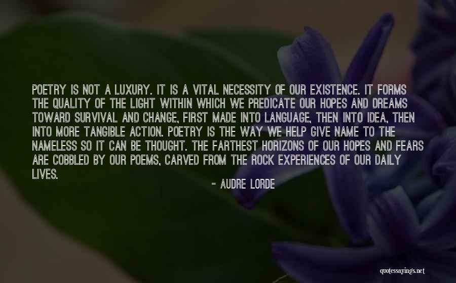 Language And Thought Quotes By Audre Lorde