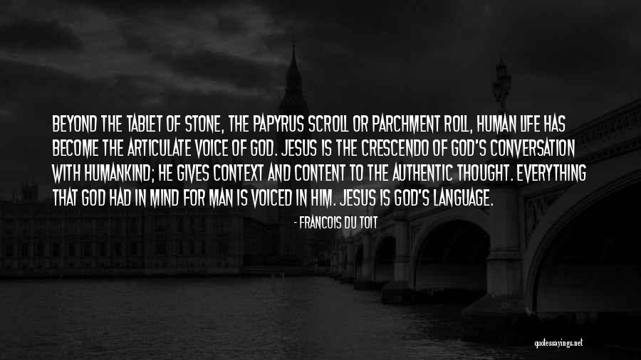 Language And Thought Quotes By Francois Du Toit