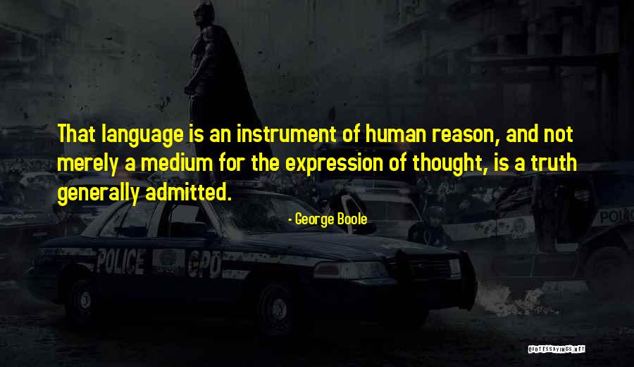 Language And Thought Quotes By George Boole