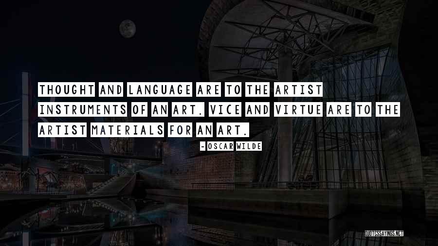 Language And Thought Quotes By Oscar Wilde Language And Thought Quotes By Oscar Wilde
