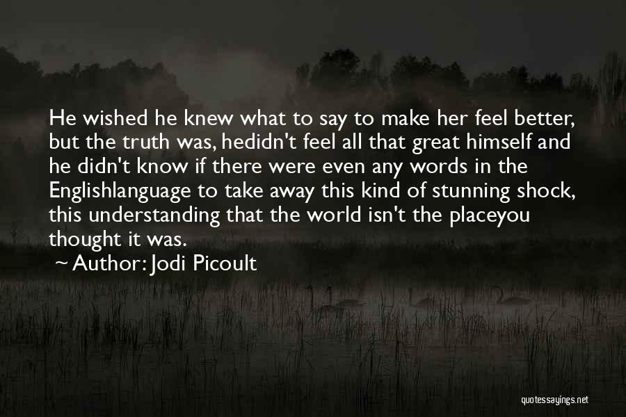 Language And Understanding Quotes By Jodi Picoult