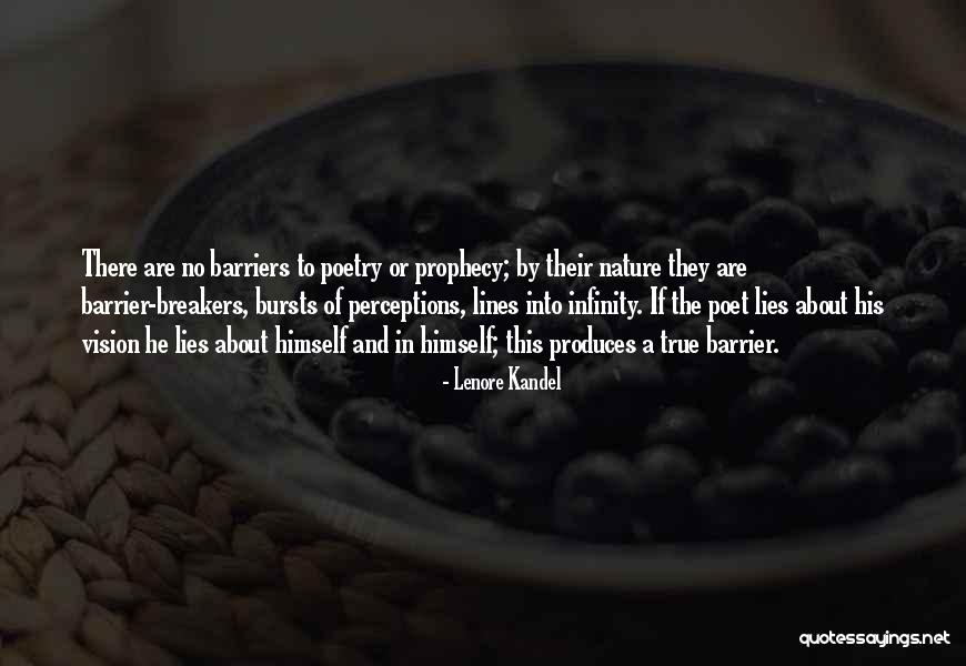 Language Barrier Love Quotes By Lenore Kandel