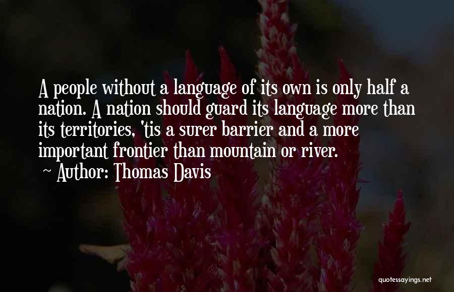 Language Barrier Quotes By Thomas Davis