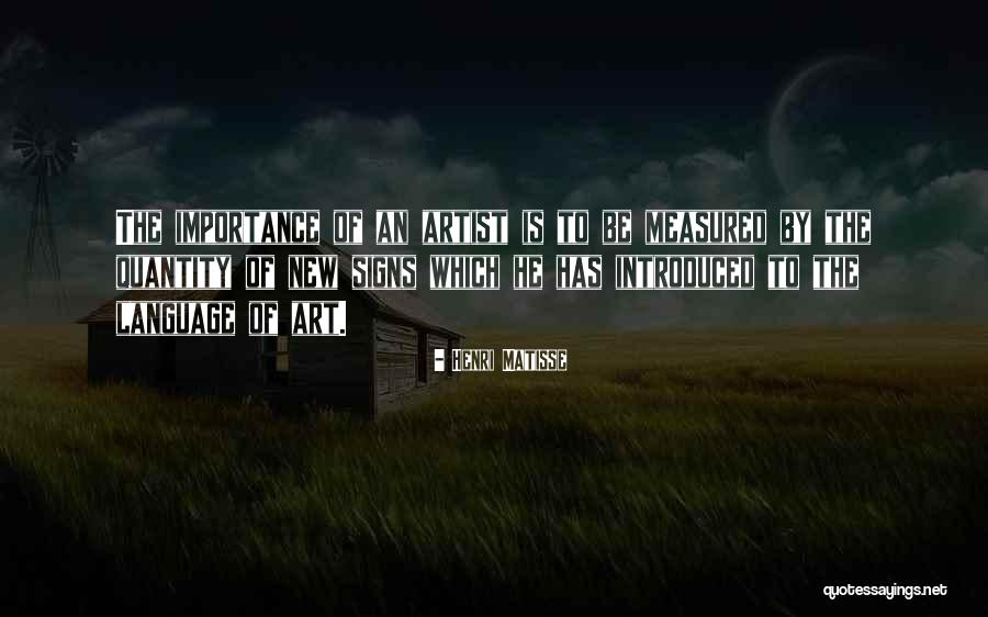 Language Importance Quotes By Henri Matisse Language Importance Quotes By Henri Matisse