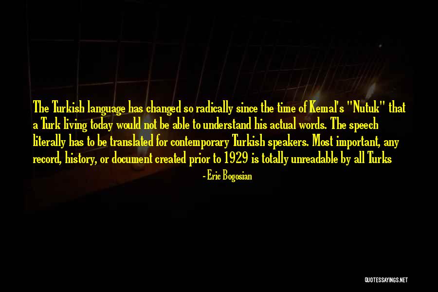 Language Is Not Important Quotes By Eric Bogosian