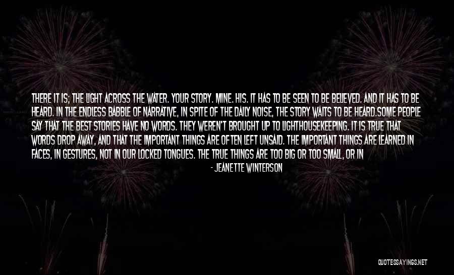 Language Is Not Important Quotes By Jeanette Winterson