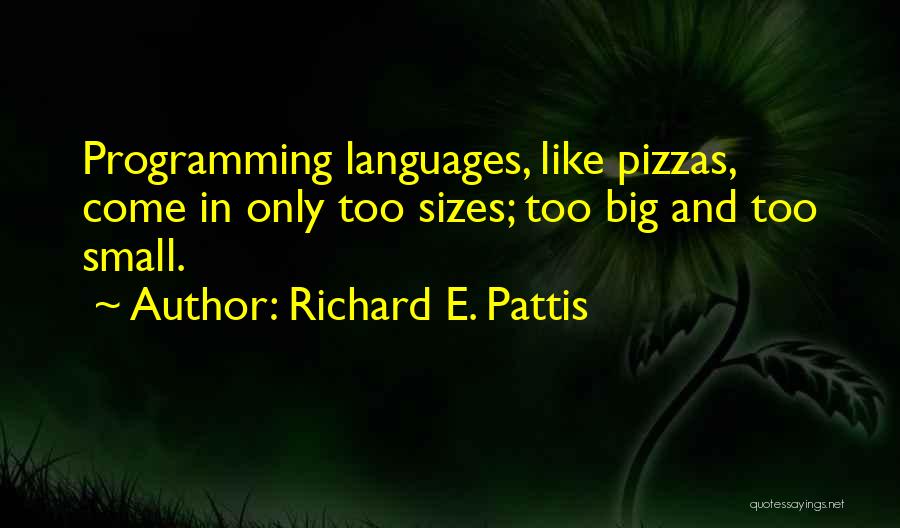 Language Learning Quotes By Richard E. Pattis